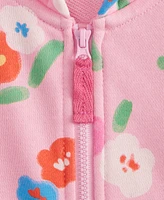 Epic Threads Toddler Girls Floral Full-Zip Hoodie, Exclusively at Macy's