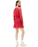 Tommy Jeans Women's Floral Chiffon Mini Dress