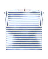 Tommy Hilfiger Big Girls Crewneck Breton T-shirt