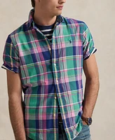 Polo Ralph Lauren Men's Classic-Fit Yarn-Dyed Plaid Cotton Oxford Button-Down Shirt