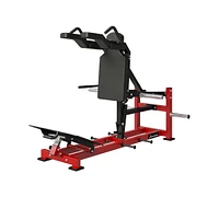 Er Kang Hack Squat Machine with Band Pegs, V Squat Machine with Adjustable Footboard, Plate Loaded Lower Body Special Leg Machine fit 2” Plate,