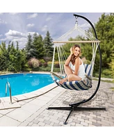 Sorbus Swivel Hammock Stand Chair Frame - Adjustable and Portable for Tree, Lounger, Air Porch, Patio and more (Holds 330lbs)