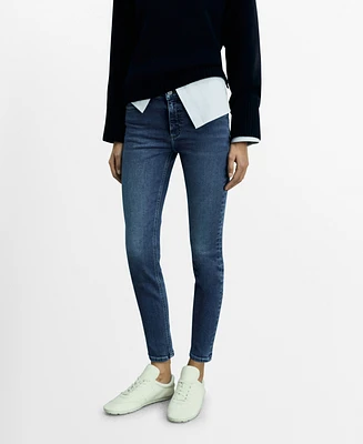 Mango Women's Newisa Medium-Rise Skinny Jeans