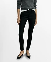 Mango Women's Skinny Coated Jeans