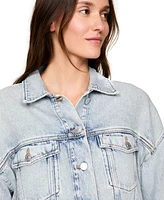 Tommy Jeans Women's Oversized Crop Trucker Jacket