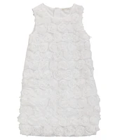 Guess Big Girls Mesh Rosette Sleeveless Dress