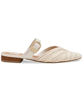 Dv Dolce Vita Women's Domain Raffia Woven Flat Mules