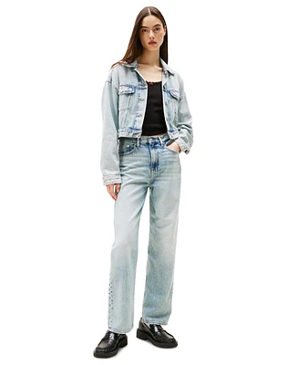 Tommy Jeans Women's Layla High-Rise Slim Straight