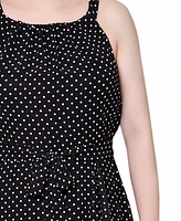 Ny Collection Petite Halter Front Chiffon Maxi Dress