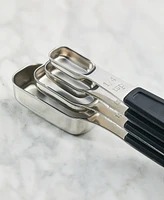 Anolon SureGrip Magnetic Stainless Steel Measuring Spoon Set