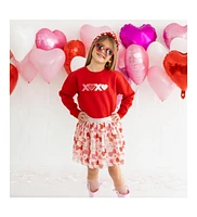 Sweet Wink Little and Big Girls Bow Love Valentine's Day Tutu Skirt