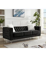 Slickblue Comfortable Three-Seater Sofa for Living Room Seating and Relaxation