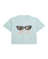 Guess Big Girls Short Sleeve with Heat Seal Sunglasses T-Shirt