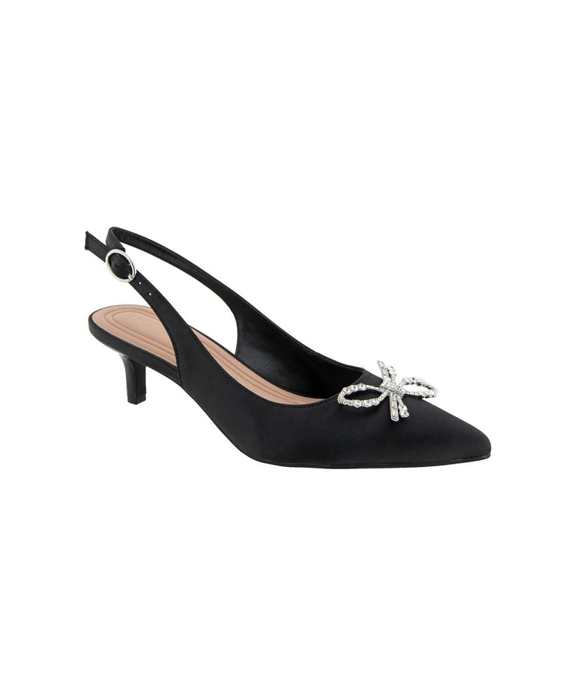 BCBGeneration Women's Donna Slingback Bow Dress Pumps