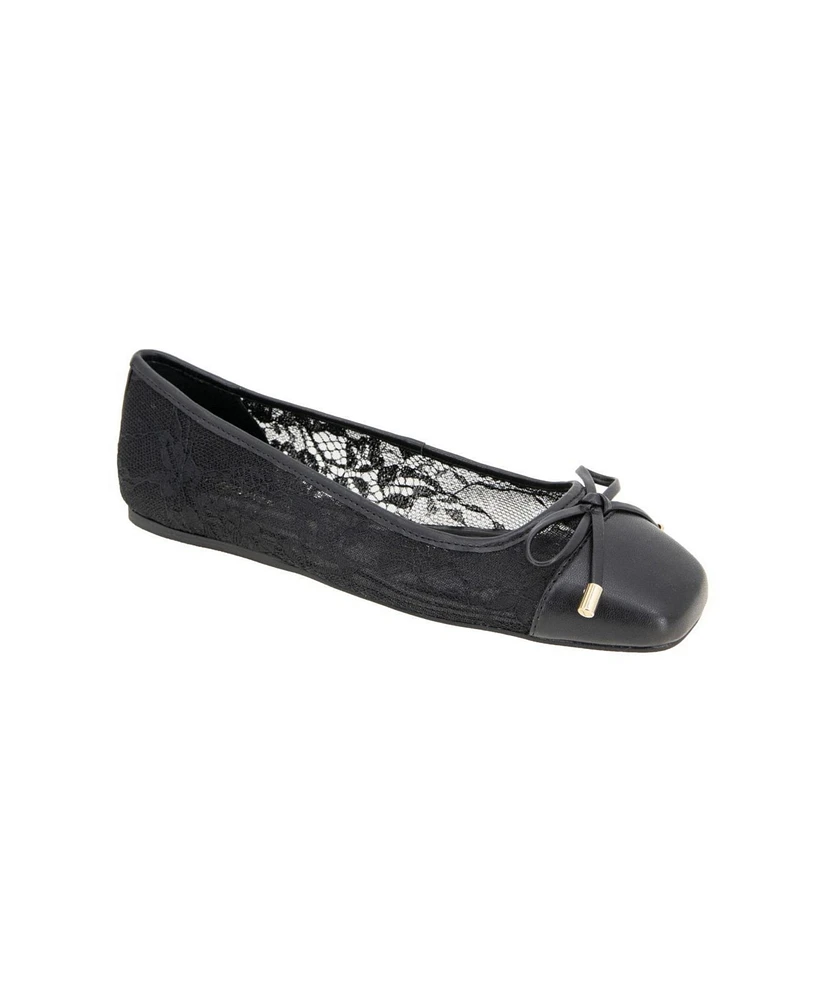 BCBGeneration Women's Hartly Square Toe Ballet Flats