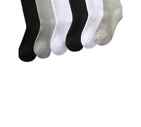 Polo Ralph Lauren Little & Big Boys Solid Crew Socks, 6-Pack