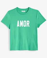 On 34th Women's Amor Short-Sleeve Crewneck Tee, Exclusively at Macy's