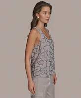 Donna Karan New York Women's Scoop-Neck Embellished Tank Top