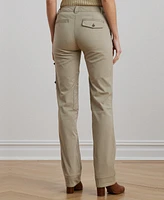 Lauren Ralph Women's Cotton-Blend Twill Jodhpur Pants