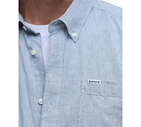 Barbour Men's Nelson Linen Tailored-Fit Solid Button-Down Shirt