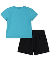 Nike Toddler Boys Logo T-Shirt & French Terry Shorts Set