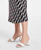 On 34th Womens Fitted T Shirt Geometric Print Slip Skirt Exclusively At Macys