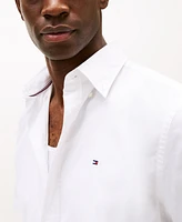 Tommy Hilfiger Men's Short Sleeve Flex Poplin Regular Fit Shirt