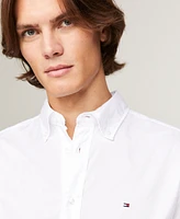 Tommy Hilfiger Men's Regular-Fit Stretch Poplin Button-Down Shirt
