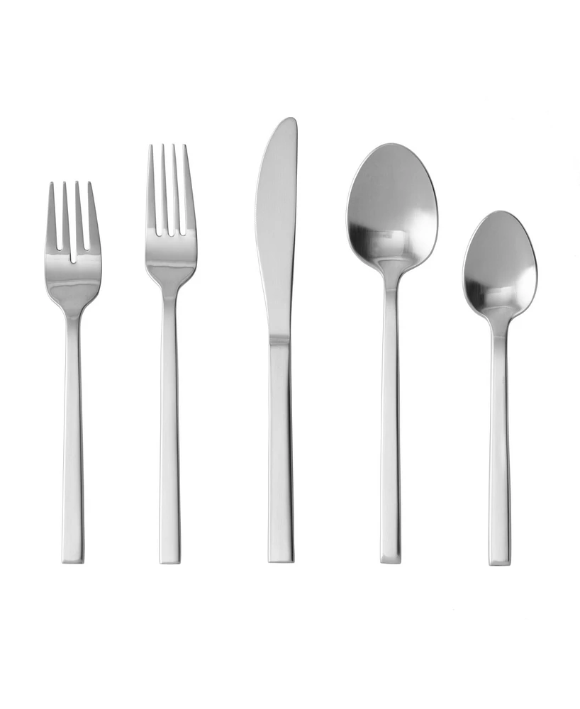 Fortessa Arezzo Brushed 20pc Flatware Set