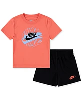 Nike Sportswear Toddler Boys "On The Move" T-Shirt & Shorts Set