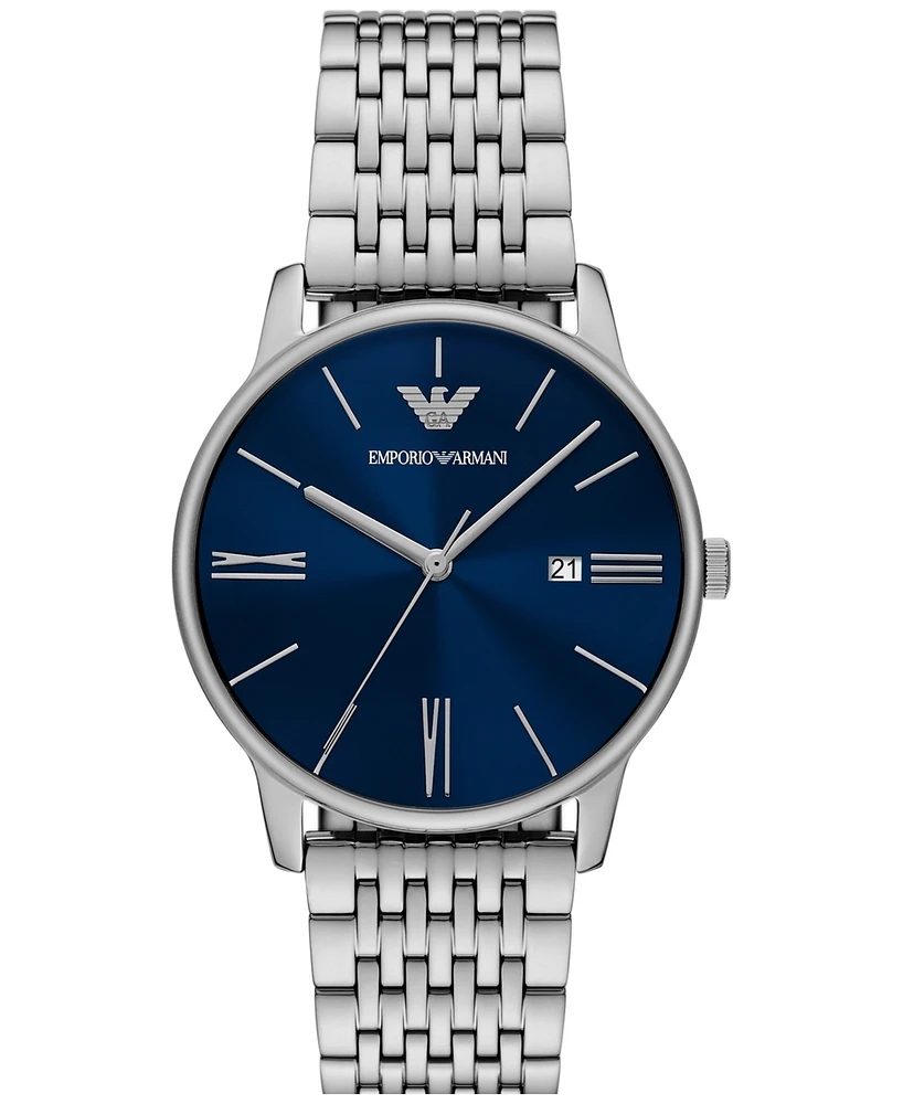 Emporio Armani Men's Stainless Steel Bracelet Watch 39mm