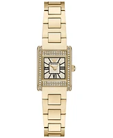 Emporio Armani Women's Gold-Tone Stainless Steel Bracelet Watch 20mm