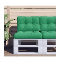 Pallet Cushion Green 23.6"x15.7"x4.7" Fabric