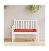 Garden Bench Cushion Red 43.3"x19.7"x2.8" Oxford Fabric