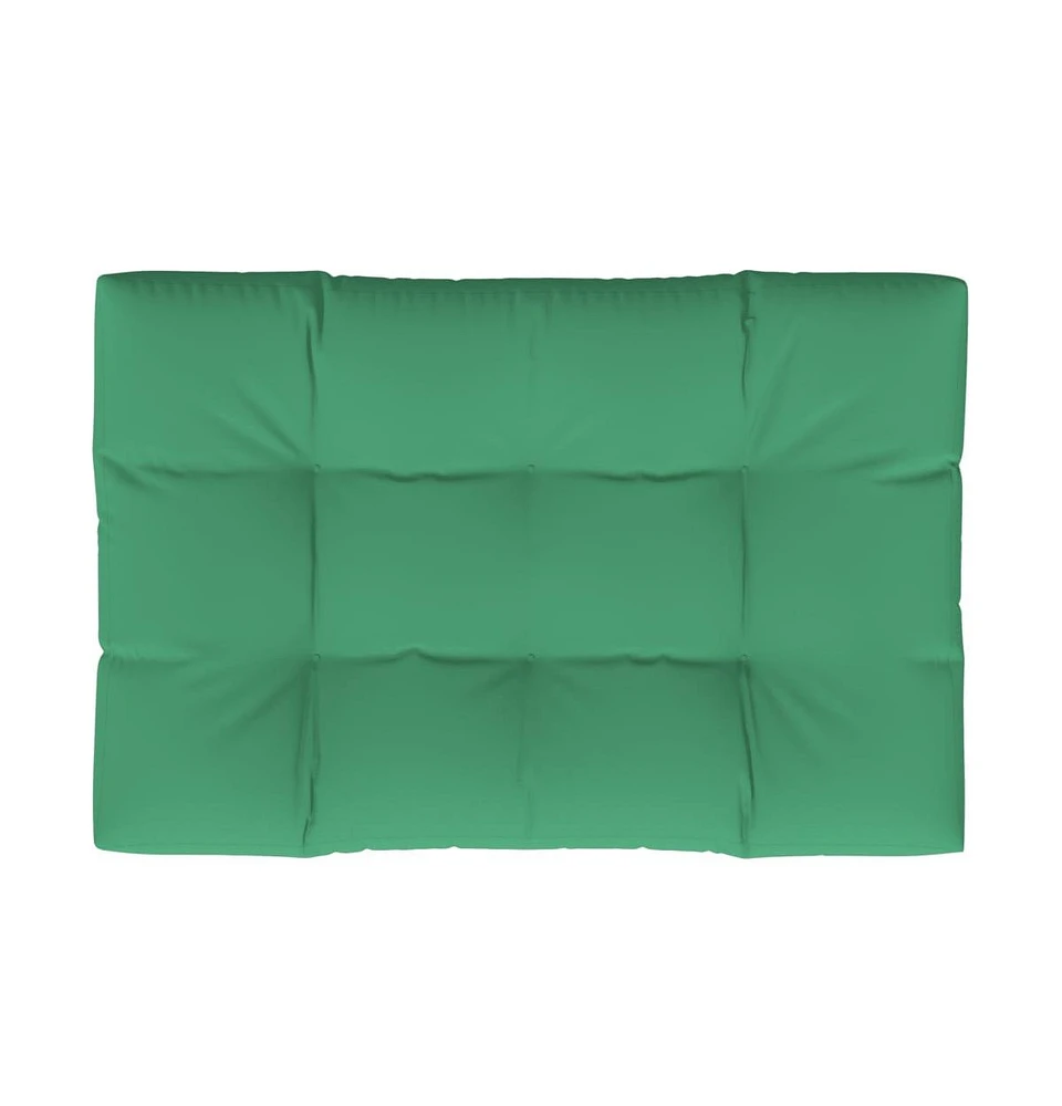 vidaXL Pallet Cushion Green 47.2"x31.5"x4.7" Fabric