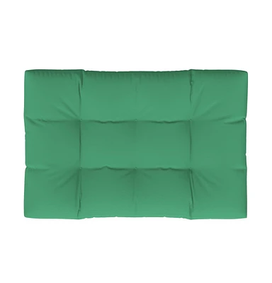 vidaXL Pallet Cushion Green 47.2"x31.5"x4.7" Fabric