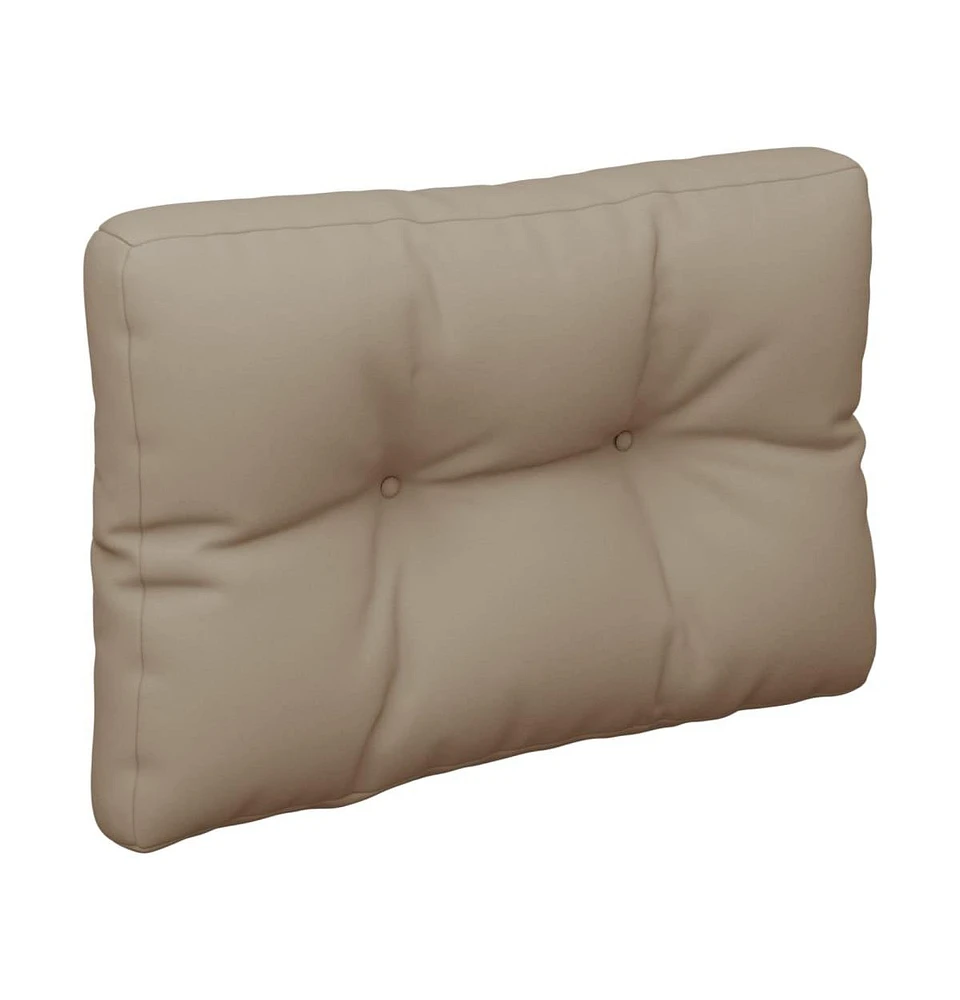 vidaXL Pallet Cushion Taupe 23.6"x15.7"x4.7" Fabric