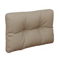 vidaXL Pallet Cushion Taupe 23.6"x15.7"x4.7" Fabric