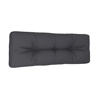 Pallet Cushion Anthracite 47.2"x15.7"x4.7" Fabric