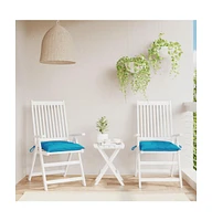 vidaXL Chair Cushions pcs Light Blue 19.7"x19.7"x2.8" Oxford Fabric