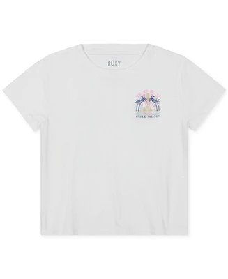 Roxy Big Girls Under The Sun Graphic Cotton T-Shirt