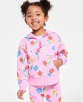 Epic Threads Toddler Girls Floral Full-Zip Hoodie, Exclusively at Macy's