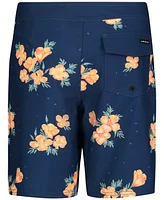 Quiksilver Big Boys Island Floral Printed Water-Repellent Board Shorts