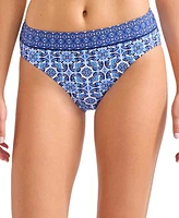 Tommy Bahama Women's Printed Tummy-Control High-Waisted Bottoms