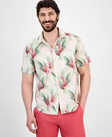 Tommy Bahama Men's Coast Paradise Blooms IslandZone Moisture-Wicking Floral Button-Down Shirt
