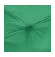 vidaXL Chair Cushions 2 pcs Green 19.7"x19.7"x2.8" Oxford Fabric