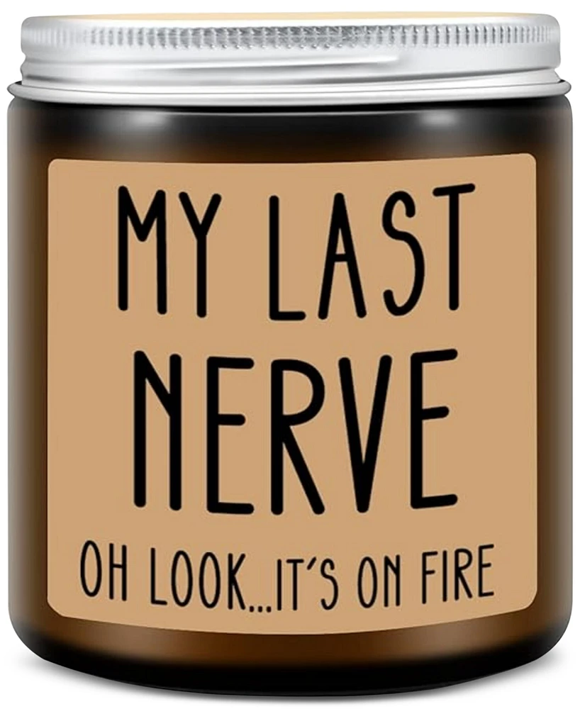 Lovery "My Last Nerve" Lavender Scented Soy Wax Candle, 10 oz.