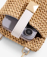 I.n.c. International Concepts Devvi Straw Phone Crossbody, Exclusively at Macy's