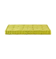 Pallet Floor Cushion Cotton 47.2"x31.5"x3.9" Green