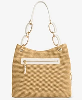 I.n.c. International Concepts Trippii Medium Straw Tote, Exclusively at Macy's